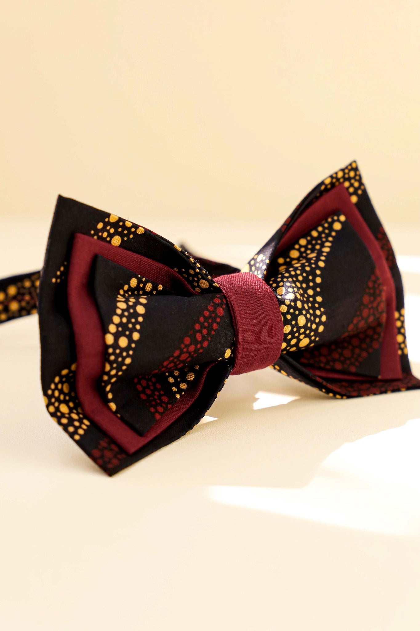 Premium quality African print pre-tied bowties by GabeJade. Our Ankara pre-tied bowties are perfect for any occasion, are designed to go perfectly with any outfit, and make great gifts. Choose from our endless patterns and colorful African pre-tied bowtie